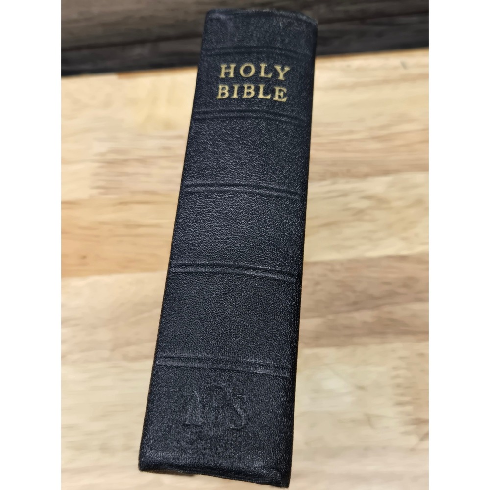 American Bible Society Holy Bible King James Version KJV Black Hardcover NY